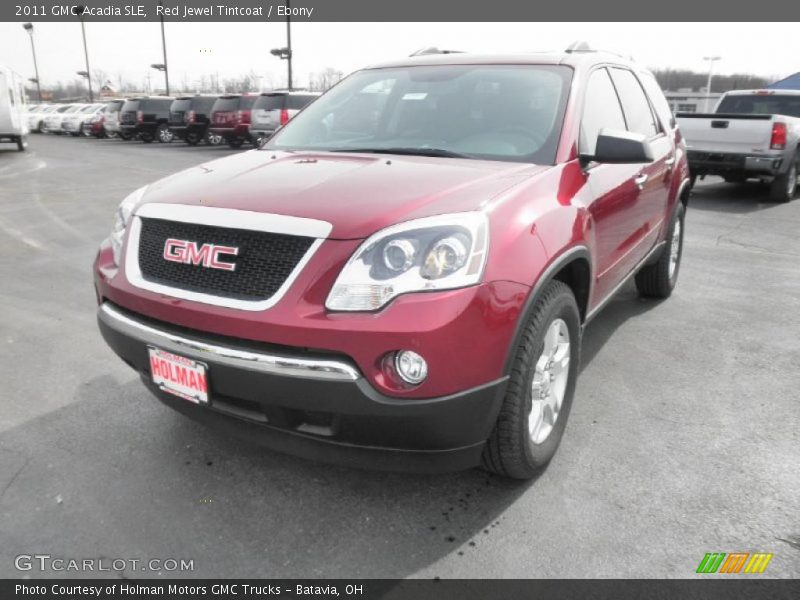 Red Jewel Tintcoat / Ebony 2011 GMC Acadia SLE