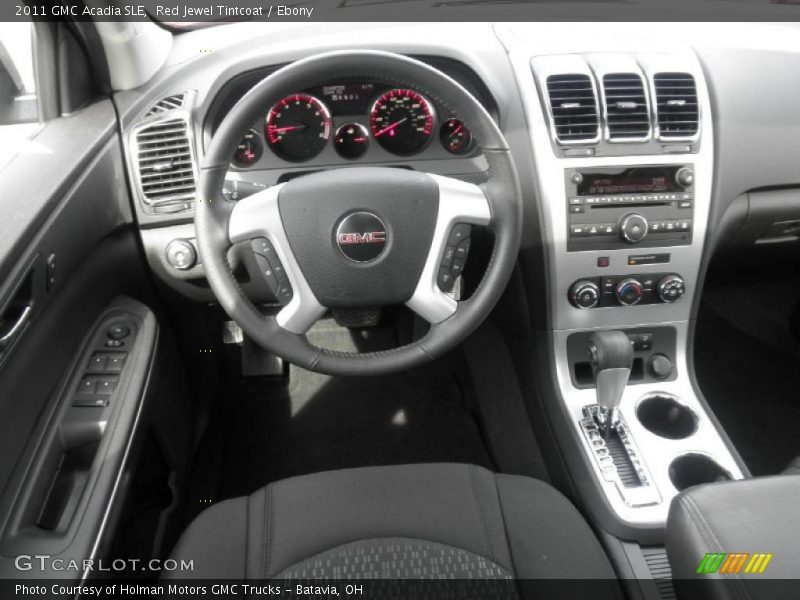 Red Jewel Tintcoat / Ebony 2011 GMC Acadia SLE