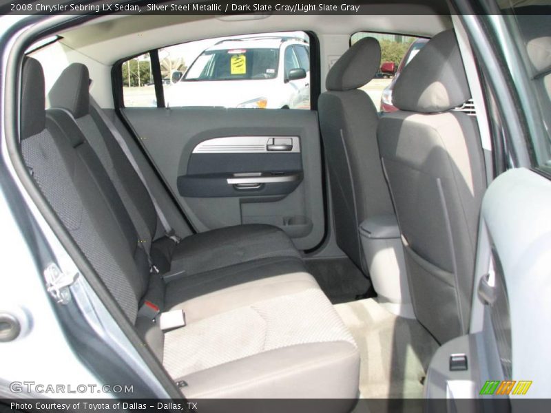 Silver Steel Metallic / Dark Slate Gray/Light Slate Gray 2008 Chrysler Sebring LX Sedan