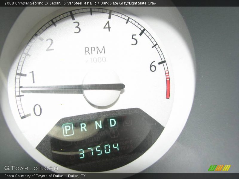 Silver Steel Metallic / Dark Slate Gray/Light Slate Gray 2008 Chrysler Sebring LX Sedan