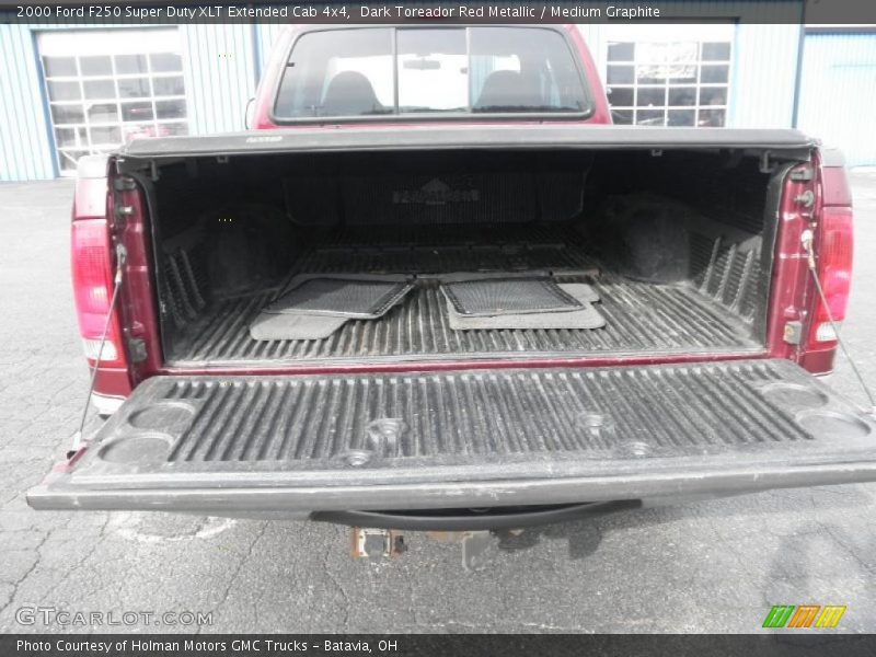 Dark Toreador Red Metallic / Medium Graphite 2000 Ford F250 Super Duty XLT Extended Cab 4x4