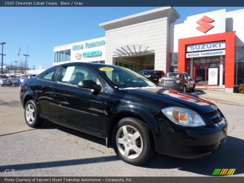 Black / Gray 2005 Chevrolet Cobalt Coupe