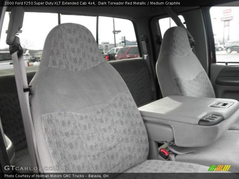 Dark Toreador Red Metallic / Medium Graphite 2000 Ford F250 Super Duty XLT Extended Cab 4x4