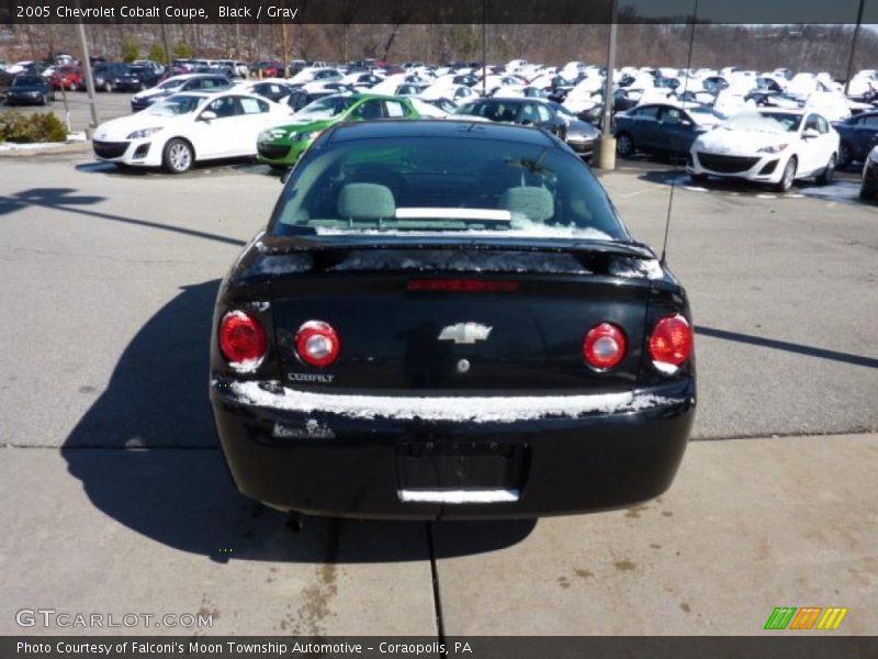 Black / Gray 2005 Chevrolet Cobalt Coupe