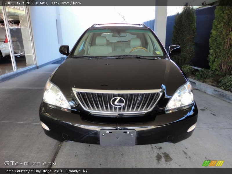 Black Onyx / Ivory 2008 Lexus RX 350 AWD
