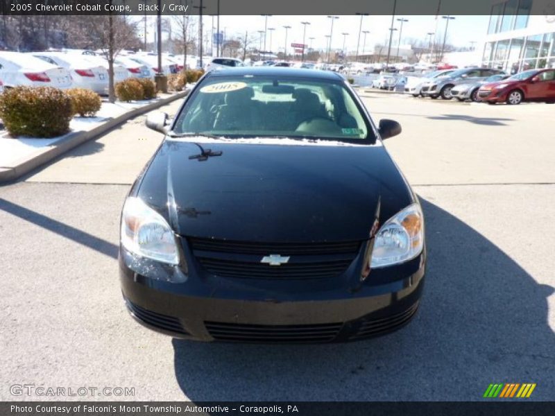 Black / Gray 2005 Chevrolet Cobalt Coupe