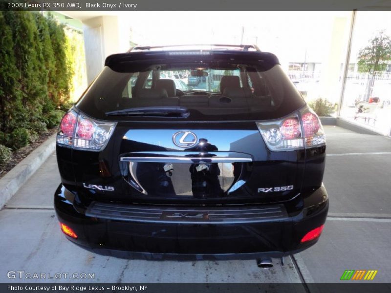 Black Onyx / Ivory 2008 Lexus RX 350 AWD