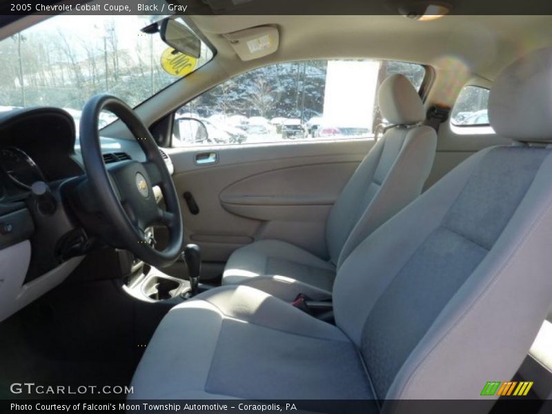 Black / Gray 2005 Chevrolet Cobalt Coupe