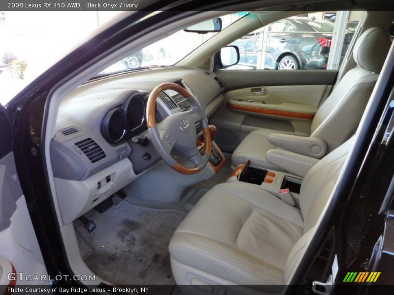 Black Onyx / Ivory 2008 Lexus RX 350 AWD