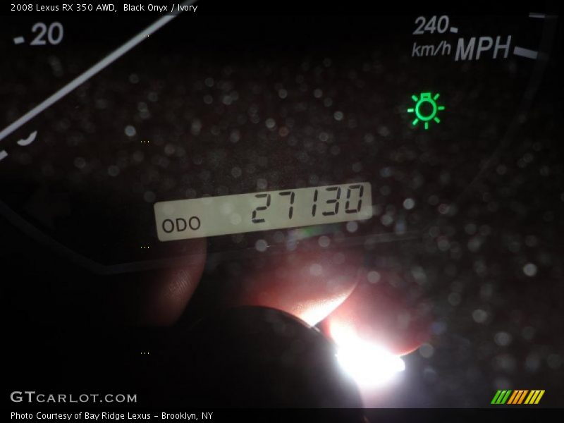 Black Onyx / Ivory 2008 Lexus RX 350 AWD