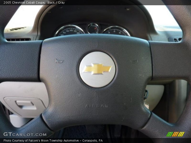 Black / Gray 2005 Chevrolet Cobalt Coupe