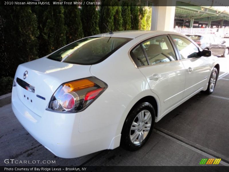 Winter Frost White / Charcoal 2010 Nissan Altima Hybrid