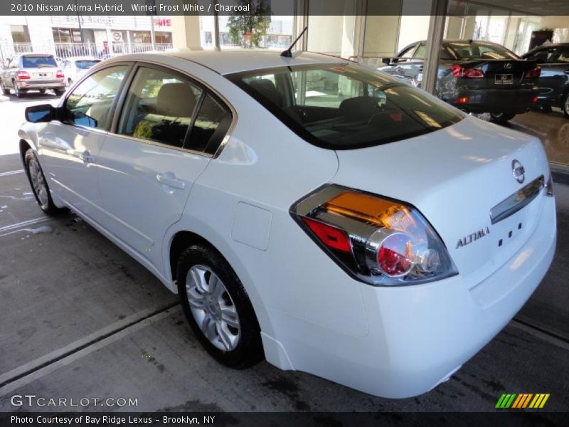 Winter Frost White / Charcoal 2010 Nissan Altima Hybrid