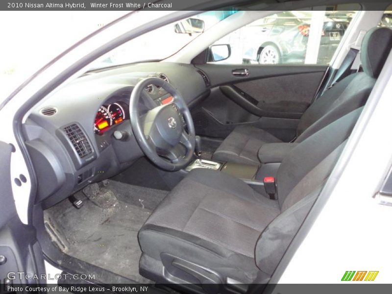 Winter Frost White / Charcoal 2010 Nissan Altima Hybrid