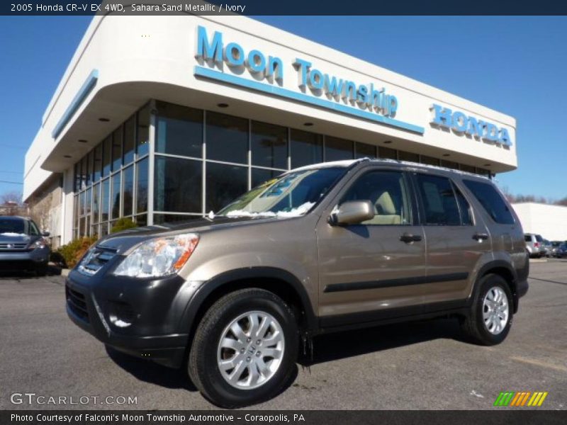 Sahara Sand Metallic / Ivory 2005 Honda CR-V EX 4WD