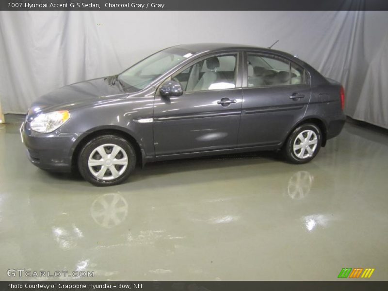 Charcoal Gray / Gray 2007 Hyundai Accent GLS Sedan