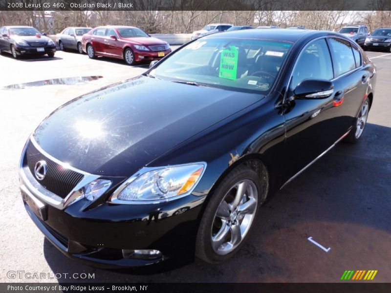 Obsidian Black / Black 2008 Lexus GS 460