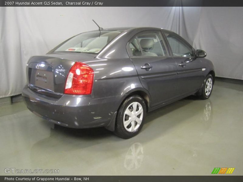Charcoal Gray / Gray 2007 Hyundai Accent GLS Sedan