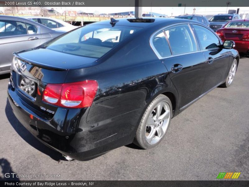 Obsidian Black / Black 2008 Lexus GS 460