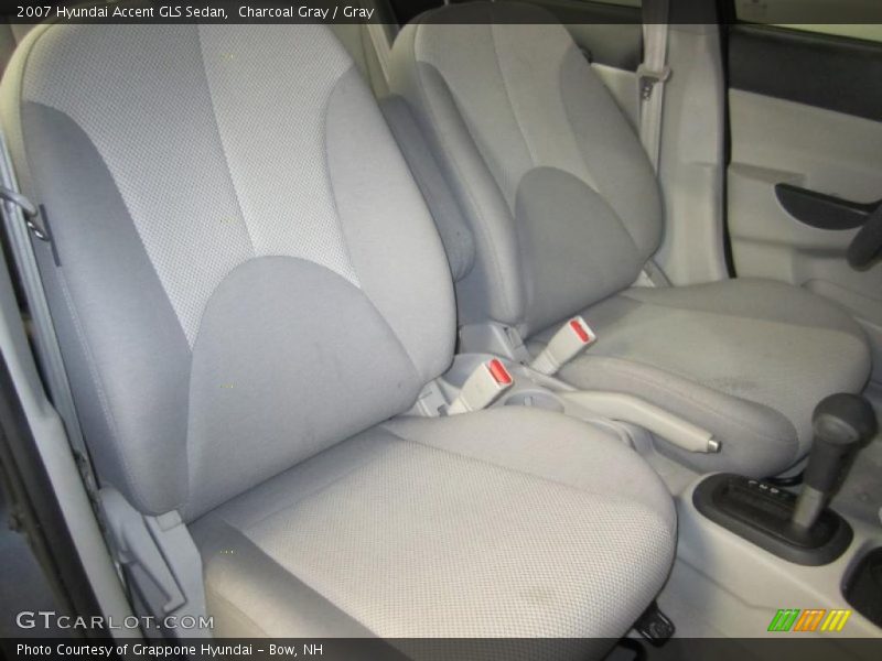 Charcoal Gray / Gray 2007 Hyundai Accent GLS Sedan