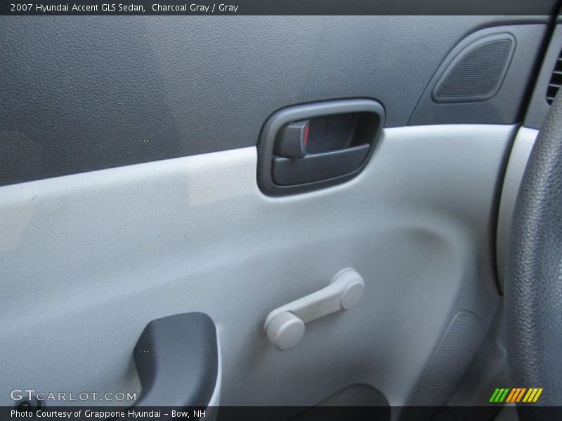 Charcoal Gray / Gray 2007 Hyundai Accent GLS Sedan