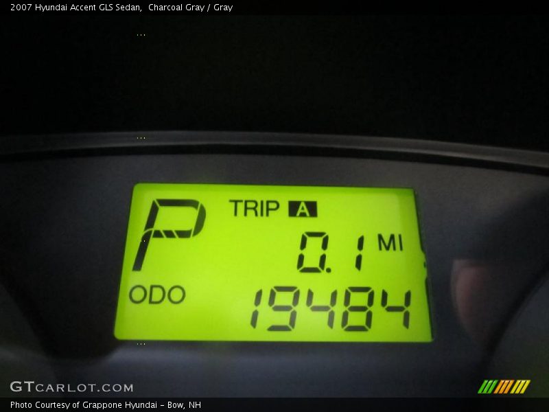 Charcoal Gray / Gray 2007 Hyundai Accent GLS Sedan