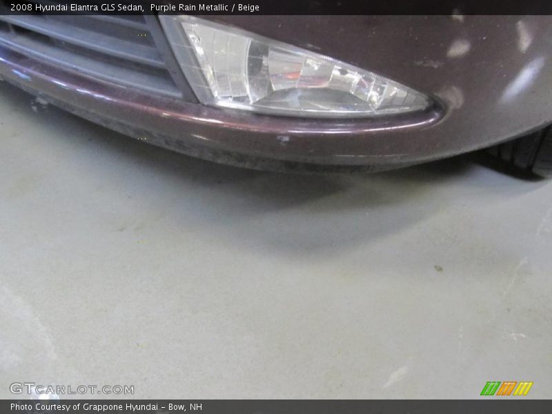 Purple Rain Metallic / Beige 2008 Hyundai Elantra GLS Sedan