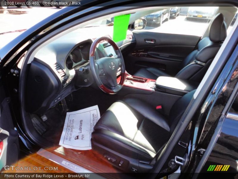 Obsidian Black / Black 2008 Lexus GS 460