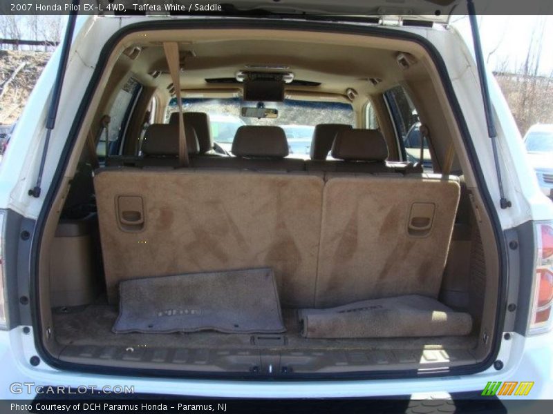 Taffeta White / Saddle 2007 Honda Pilot EX-L 4WD