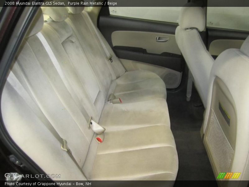 Purple Rain Metallic / Beige 2008 Hyundai Elantra GLS Sedan