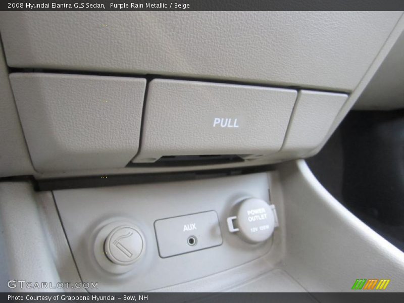 Purple Rain Metallic / Beige 2008 Hyundai Elantra GLS Sedan