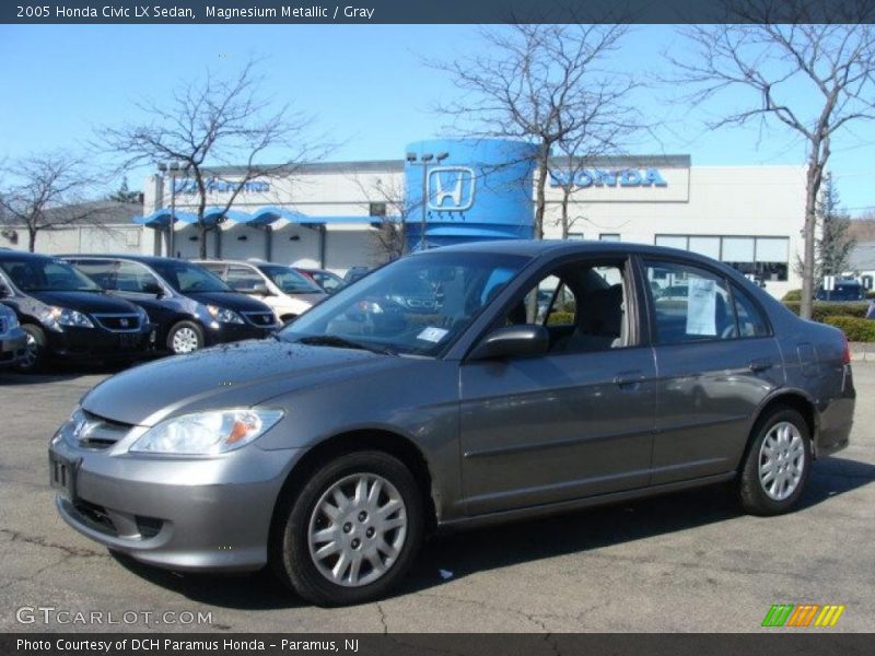Magnesium Metallic / Gray 2005 Honda Civic LX Sedan