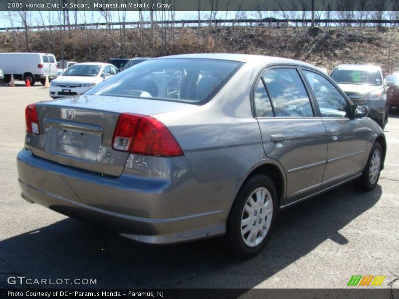 Magnesium Metallic / Gray 2005 Honda Civic LX Sedan
