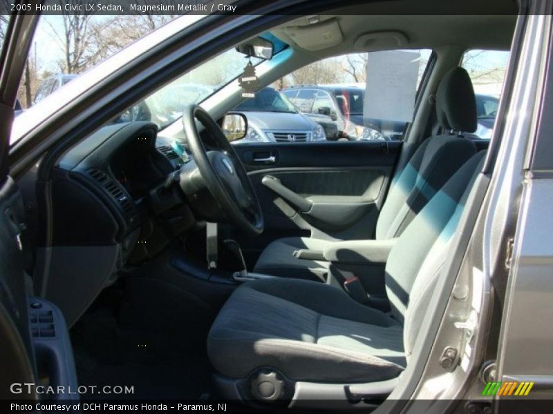 Magnesium Metallic / Gray 2005 Honda Civic LX Sedan