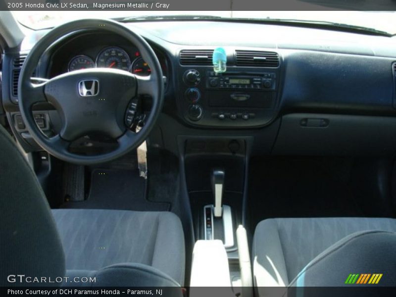Magnesium Metallic / Gray 2005 Honda Civic LX Sedan