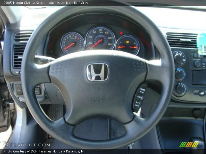 Magnesium Metallic / Gray 2005 Honda Civic LX Sedan