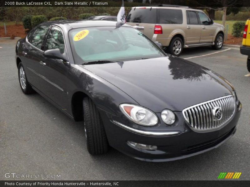 Dark Slate Metallic / Titanium 2008 Buick LaCrosse CXL
