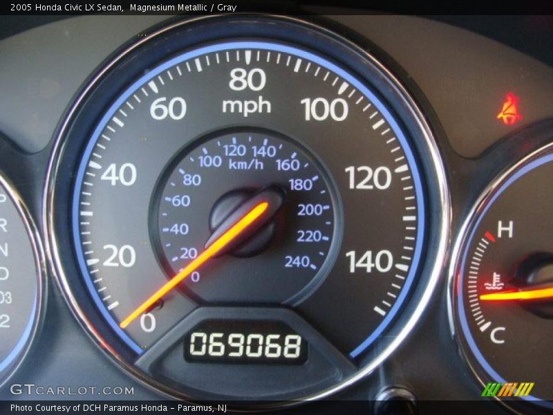 Magnesium Metallic / Gray 2005 Honda Civic LX Sedan