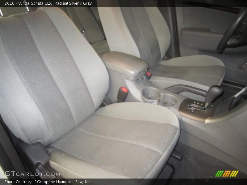 Radiant Silver / Gray 2010 Hyundai Sonata GLS