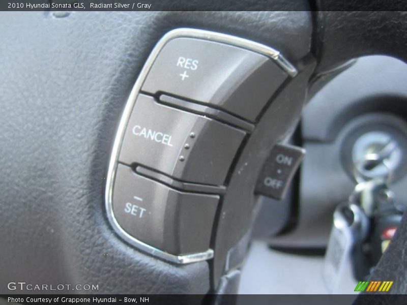 Radiant Silver / Gray 2010 Hyundai Sonata GLS