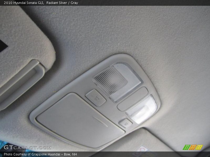 Radiant Silver / Gray 2010 Hyundai Sonata GLS