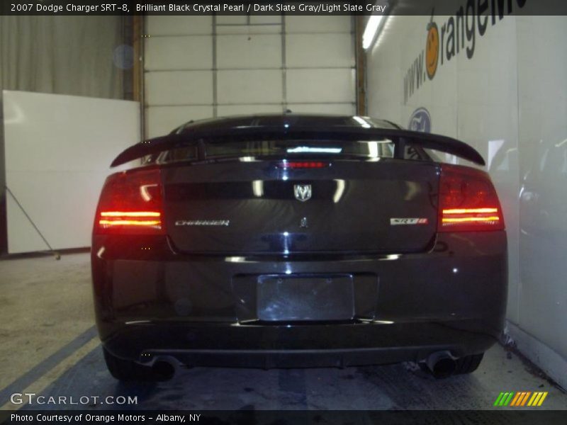 Brilliant Black Crystal Pearl / Dark Slate Gray/Light Slate Gray 2007 Dodge Charger SRT-8
