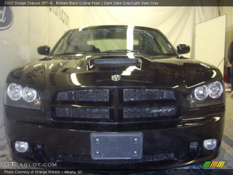 Brilliant Black Crystal Pearl / Dark Slate Gray/Light Slate Gray 2007 Dodge Charger SRT-8