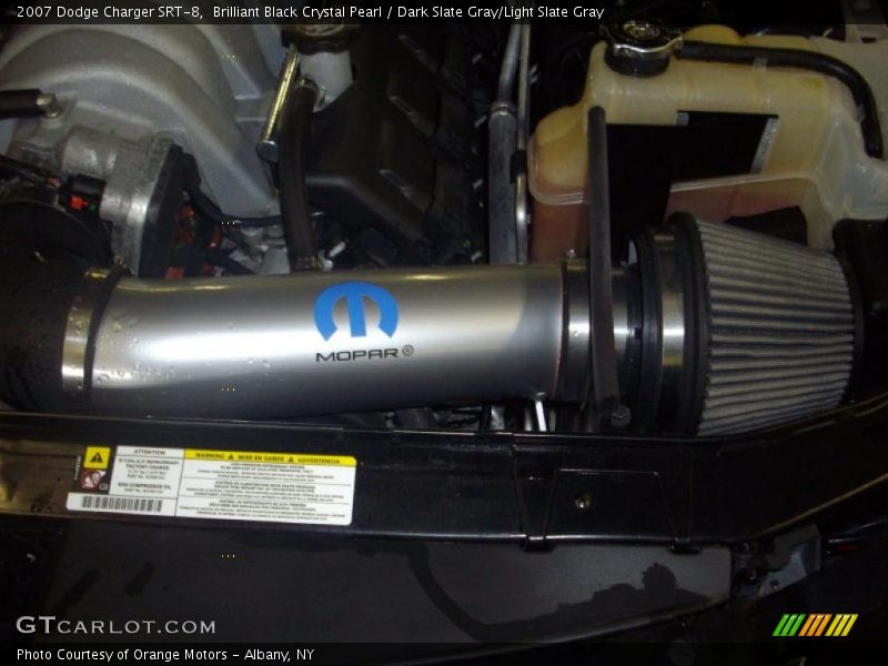 Brilliant Black Crystal Pearl / Dark Slate Gray/Light Slate Gray 2007 Dodge Charger SRT-8