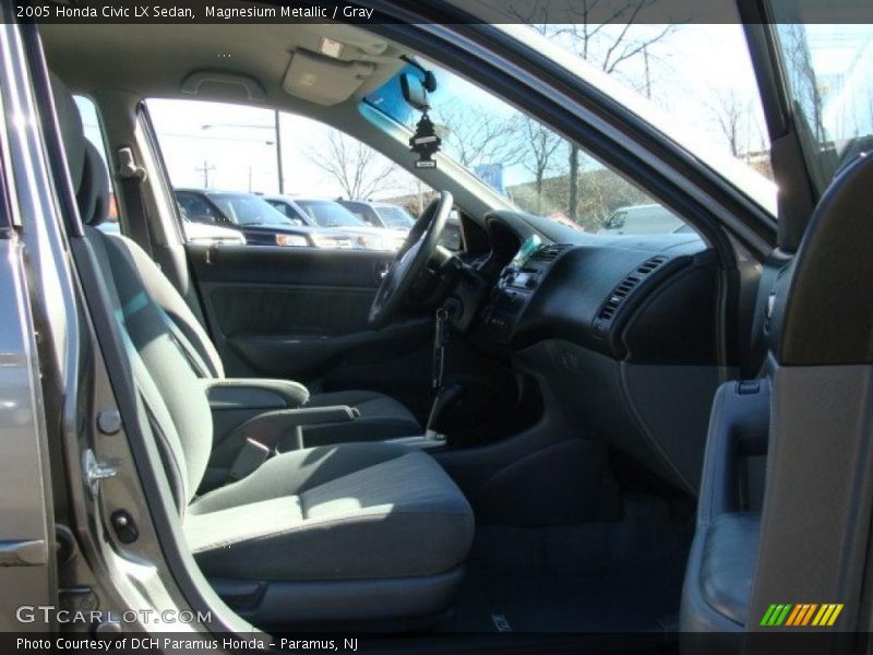 Magnesium Metallic / Gray 2005 Honda Civic LX Sedan