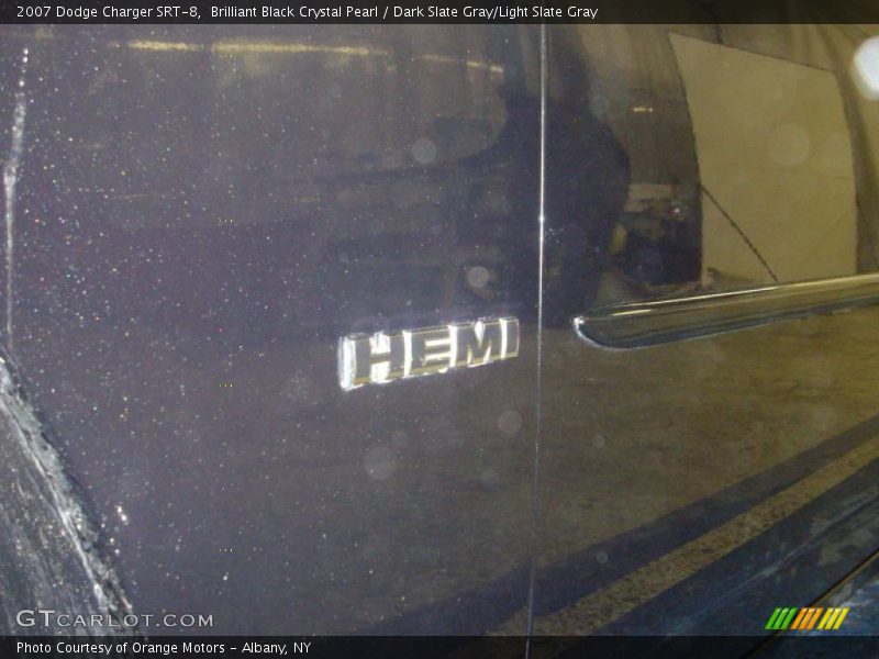 Brilliant Black Crystal Pearl / Dark Slate Gray/Light Slate Gray 2007 Dodge Charger SRT-8