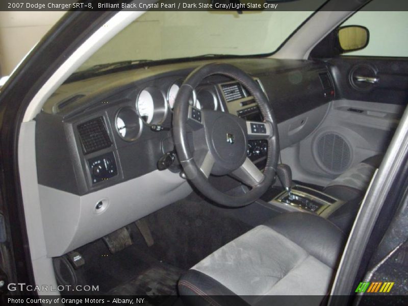 Brilliant Black Crystal Pearl / Dark Slate Gray/Light Slate Gray 2007 Dodge Charger SRT-8