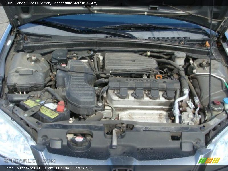 Magnesium Metallic / Gray 2005 Honda Civic LX Sedan
