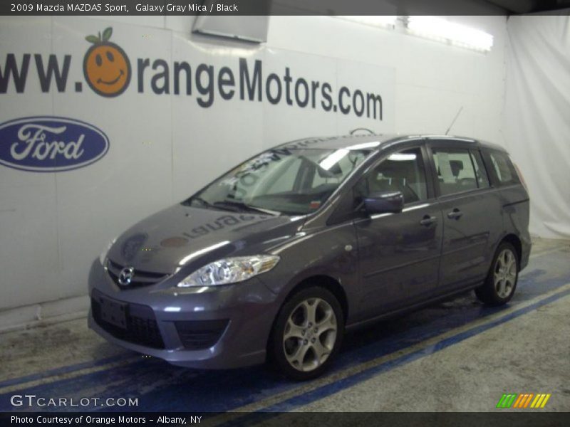 Galaxy Gray Mica / Black 2009 Mazda MAZDA5 Sport