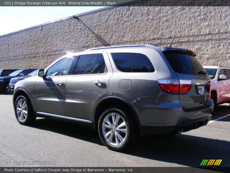 Mineral Gray Metallic / Black 2011 Dodge Durango Crew Lux 4x4